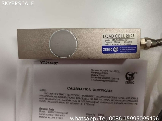 qualité  500kg OIML Load Cells Amplifier Zemic H8C Weighing Sensor For Floor Weighintg Scale Usine