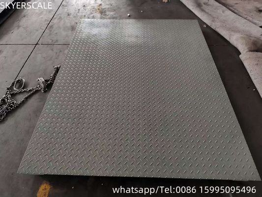 qualité  Electronic Platform Floor Weighing Scale Digital Platform Scale 5t 10t Carbon Steel AC/DC 110v/220v Usine