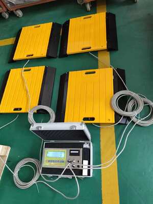 Qualité  Portable Static Axle Load Weighing Device with Aluminum Alloy Body Usine