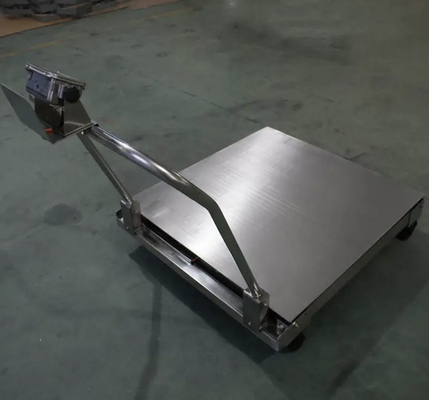 le plancher de la plate-forme 1ton de 1x1m mesurent les balances de Digital avec l'indicateur des roues XK3190-A12E