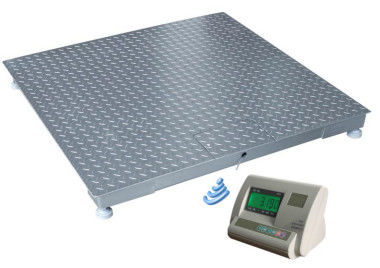 1.2×1.2m 3 tonnes d'acier au carbone de balances de plancher sans fil