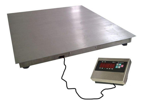 échelle de plate-forme balayée électronique de l'acier inoxydable 3T de 1.5x2m