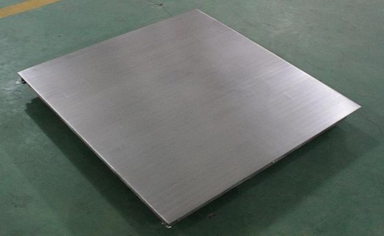 échelle de plate-forme balayée électronique de l'acier inoxydable 3T de 1.5x2m