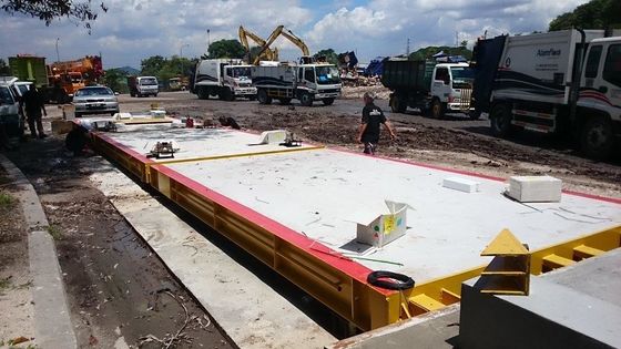 Type 100 pont à bascule de vue d'échelle de camion de la tonne 3×16m