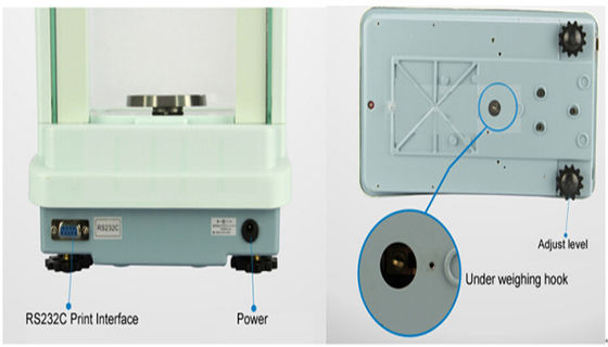 exactitude simple de l'échelle 0.0001g d'équilibre électronique de casserole du laboratoire 220g