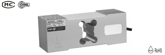 capteur de pression de piézoélectrique de pesage en aluminium unique zemic de L6G OIML utilisé dans l'échelle du banc 500kg de 500x600mm