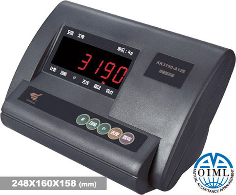 Échelle électronique XK3190 A12 de plancher pesant l'indicateur