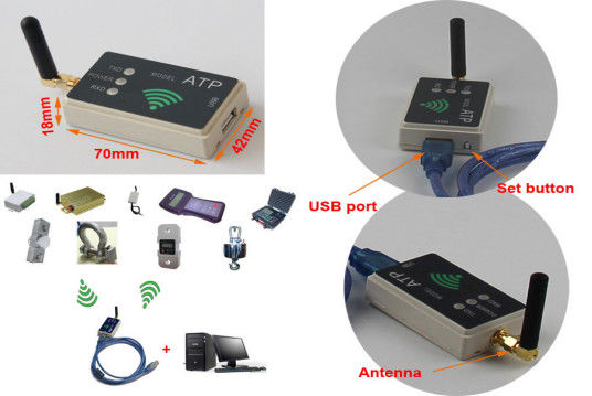 Radio de triphosphate d'adénosine à l'indicateur de poids de Digital de PC