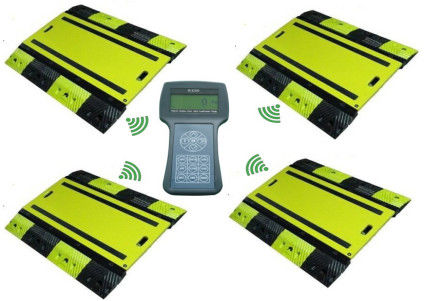 Échelles portatives sans fil d'aluminium de poids de l'alliage 4PCS Axle Scales de Digital