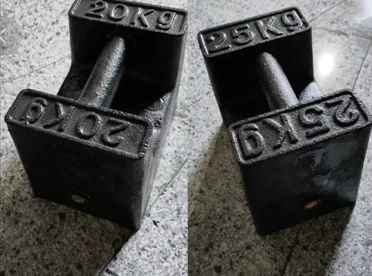 Poids d'essai empilés de 20 kg M1 Poids d'étalonnage en fonte de 20 kg pour grue