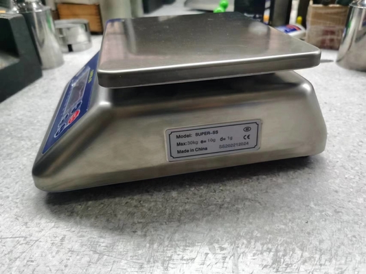 30 kg Super ss Échelle électronique numérique étanche IP68 Échelle numérique de table de pesage en acier inoxydable