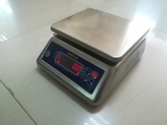 Balance électronique numérique imperméable à l'eau en acier inoxydable Balance numérique de table de pesage