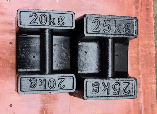 20 kg 25 kg de poids de classe M1 pour le testeur de poids en chute standard d'étalons d'étalonnage
