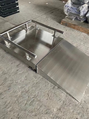Plateforme de pesage numérique en acier inoxydable Balance industrielle de 3 t 1,2 x 1,5 m