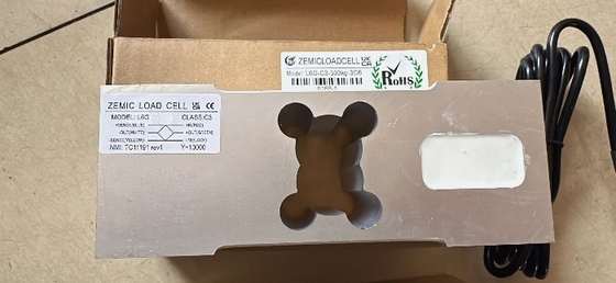 Cellule de charge de pesage en aluminium OIML à un point unique Zemic L6G 300 kg à l'échelle de 600x800 mm