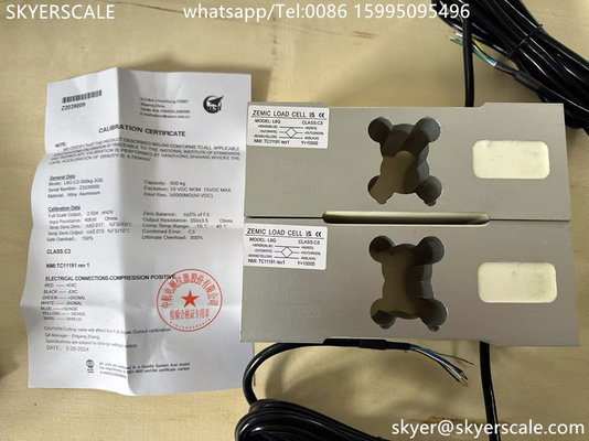 Capacité des capteurs de charge à point unique de la cellule de charge Zemic L6G de 500 kg pour les échelles de plateforme