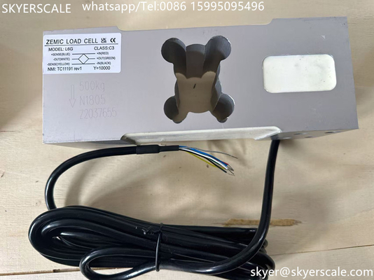 Capacité des capteurs de charge à point unique de la cellule de charge Zemic L6G de 500 kg pour les échelles de plateforme