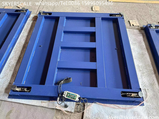 Échelle de plateforme en acier au carbone de capacité industrielle de 5 tonnes avec affichage d'indicateur A12E Type A12 ou autre optionnel