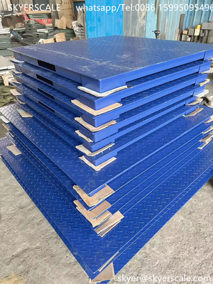 Échelle de plateforme en acier au carbone de capacité industrielle de 5 tonnes avec affichage d'indicateur A12E Type A12 ou autre optionnel