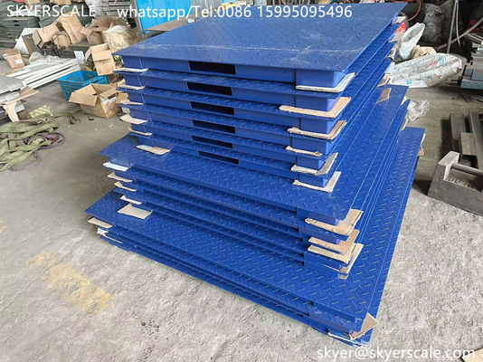 Échelle de plateforme en acier au carbone de capacité industrielle de 5 tonnes avec affichage d'indicateur A12E Type A12 ou autre optionnel