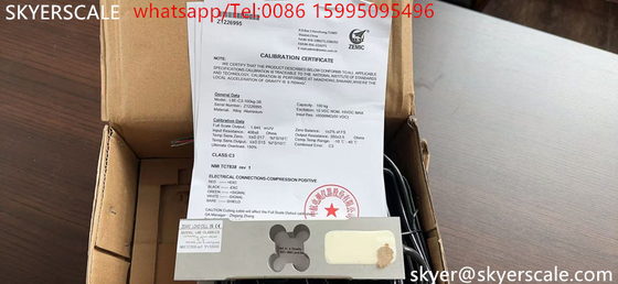 ZEMIC Load Cell L6E 100KG C3 Précision en stock pour les échelles de tarification et les échelles de référence