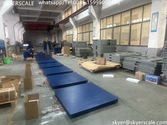 Échelle industrielle 2000 kg Échelle de plancher avec poutre de cisaillement d'acier d'alliage durable