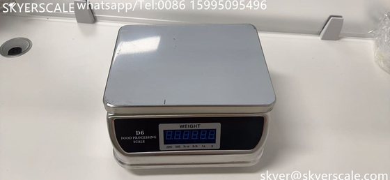 IP68 série D6 étanche à l'eau 30 kg Balance numérique de pesée Produits de la mer Pêche électronique Aliments Balances étanches