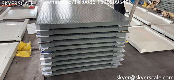 Échelle de plancher de plateforme numérique de 1,2*1,5 m en acier au carbone de capacité industrielle de 5 tonnes avec indicateur A12E