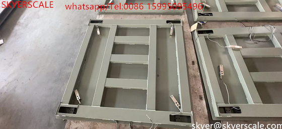 1.5mx1.5m Balance industrielle de 3 tonnes Plateforme électronique numérique Balance de sol