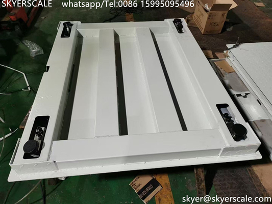 Échelle de plancher de plateforme numérique de 1,2*1,5 m en acier au carbone de capacité industrielle de 5 tonnes avec indicateur A12E