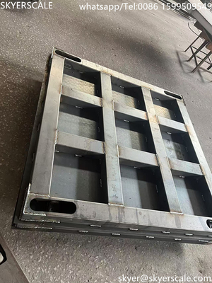 Échelle de plancher de plateforme numérique de 1,2*1,5 m en acier au carbone de capacité industrielle de 5 tonnes avec indicateur A12E