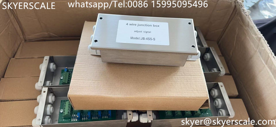 Boîte de jonction numérique à pile de charge à 4 voies en acier inoxydable