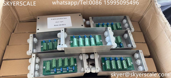Boîte de jonction numérique à pile de charge à 4 voies en acier inoxydable