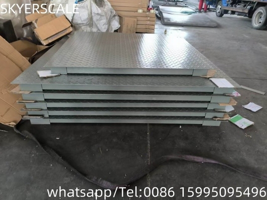 1.5x1.5m Plateforme électronique d'échelle de sol échelle industrielle avec indicateur A12E