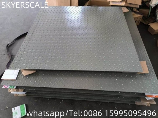 1.5x1.5m Plateforme électronique d'échelle de sol échelle industrielle avec indicateur A12E