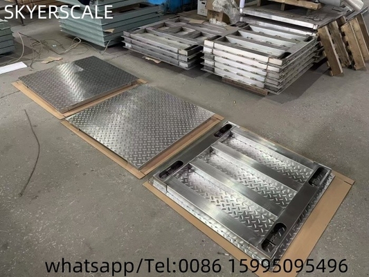 Poids lourd 304 type de plancher en acier inoxydable Balance numérique OIML 1 tonne 3t 5 tonnes Balance de plancher