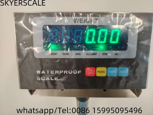 Plate-forme banc de poids étanches en acier inoxydable Balance inoxydable 200 kg