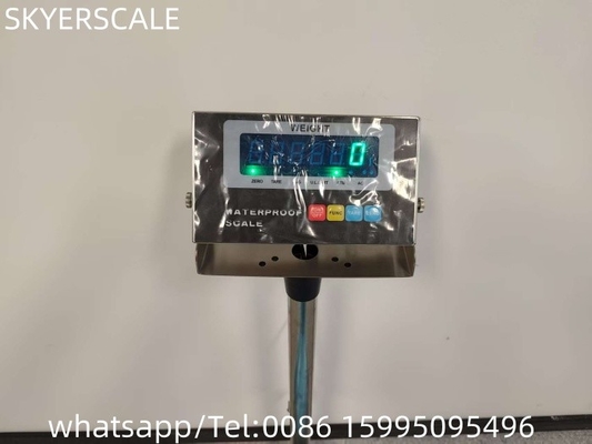 Plateforme de pesage 40x50cm 150kg Échelle en acier inoxydable avec indicateur étanche LED vert