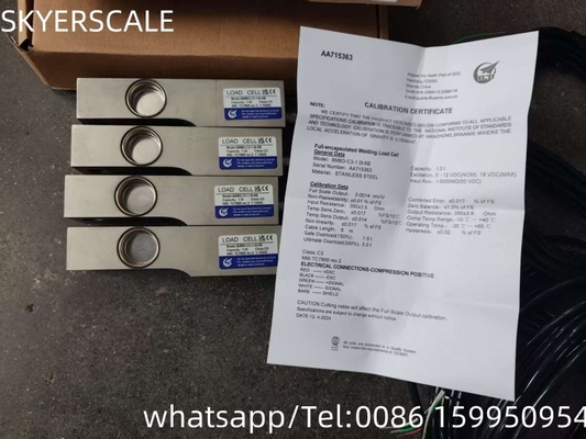 ZEMIC BM8D capteurs de charge imperméables à l'eau en acier inoxydable à faisceau de cisaillement