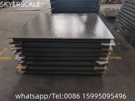 Échelle numérique pesant 1,2x1,2 m 1 tonne-3 tonnes Échelle au sol