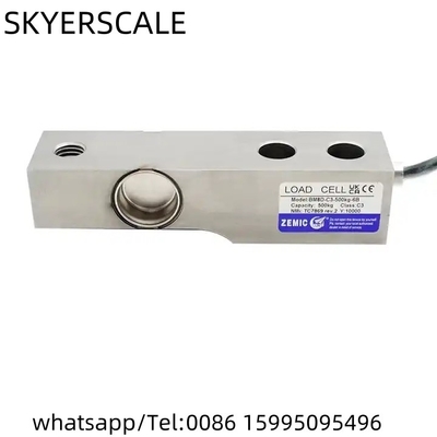 Zemic 500 Kg BM8D B8D Capteur de cellule de charge en acier inoxydable avec pied pour échelle de plateforme
