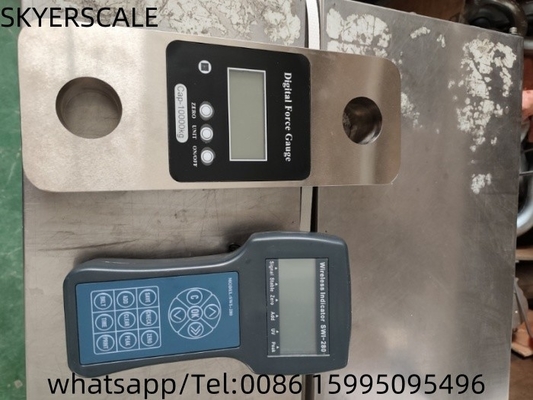Test de force de 50 tonnes Dynamomètre de liaison de tension sans fil de cellule de charge