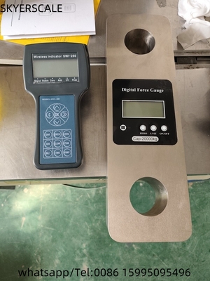 Test de force de 50 tonnes Dynamomètre de liaison de tension sans fil de cellule de charge