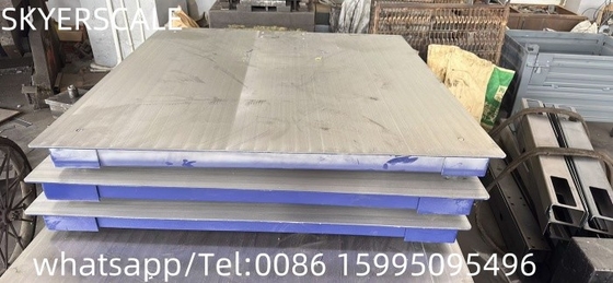 Échelle de sol en acier au carbone personnalisable 1,5x1,5m 5 tonnes avec support OEM et ODM pour les industries