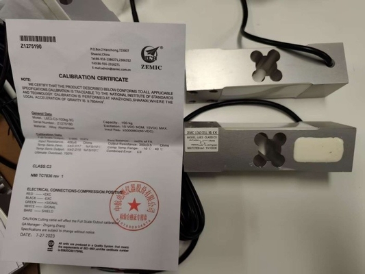 zemic L6E3 300 kg Balance de cellule de charge d'essai avec capteurs de pression pour la tarification électronique