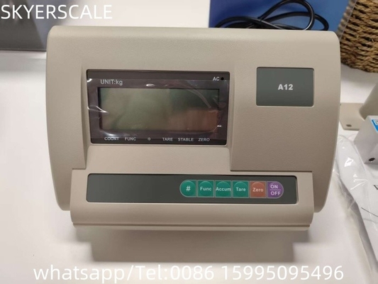 Indicateur d'échelle de banc économique de la série Yaohua XK3190 A12 Affichage LCD 1g Précision Matériau plastique OEM