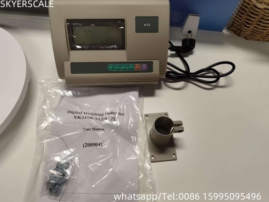 Indicateur d'échelle de banc économique de la série Yaohua XK3190 A12 Affichage LCD 1g Précision Matériau plastique OEM