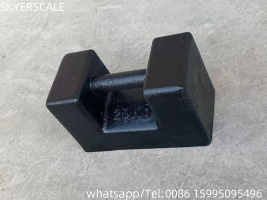 Poids d'essai empilés de 20 kg M1 Poids d'étalonnage en fonte de 20 kg pour grue