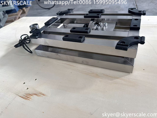 SKYERSCALE 30x40cm Plateforme échelle 60kg 304 Plateforme en acier inoxydable échelle de banc industriel