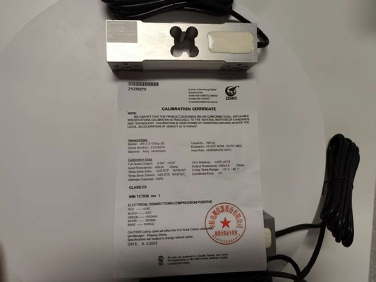 Capteur de cellule de charge de la marque Zemic L6E-100kg Pour les balances de 30x30cm -50kg de la plateforme de banc